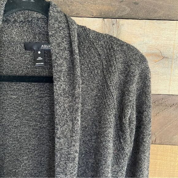 Aqua Cashmere Open Front Cardigan Sweater - Picture 5 of 7